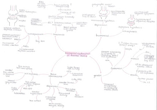 A* Psychology Mental Health mindmaps