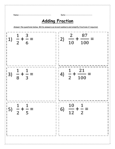 Adding Fraction