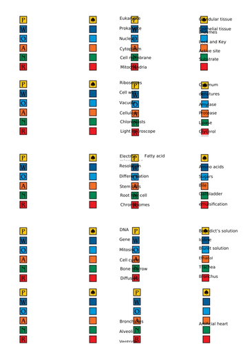 Articulate cards Science version