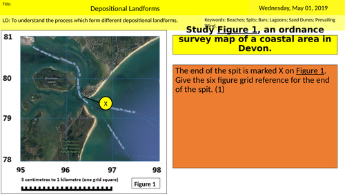 GCSE AQA Geography Depositional Landforms Lesson 6