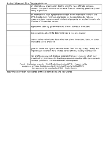 AQA A-level Economics Barriers to economic growth: property rights
