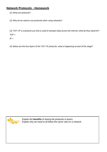 TCP & IP - Internet Protocols - GCSE Computer Science