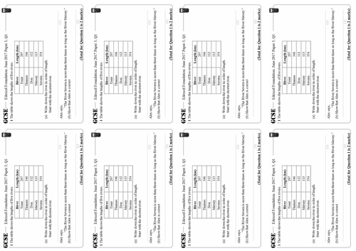Place Value & Ordering Integers - Foundation GCSE Questions