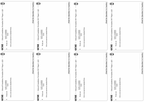 Multiplying & Dividing Standard Form - Non-Calculator - Foundation & Higher GCSE Questions