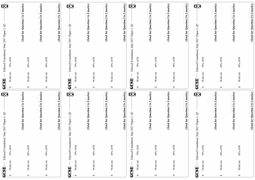 Percentage of a Quantity - Non-Calculator - Foundation GCSE Questions