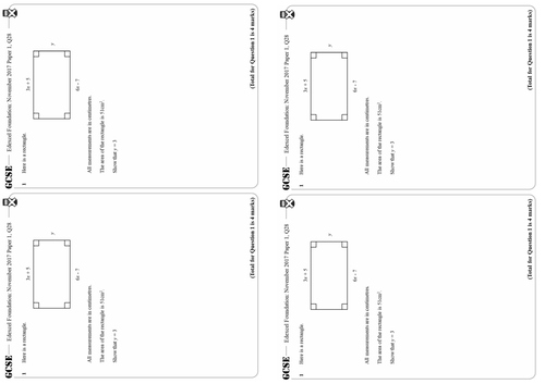 Solving Linear Equations - Variable on Both Sides - Foundation & Higher GCSE Questions