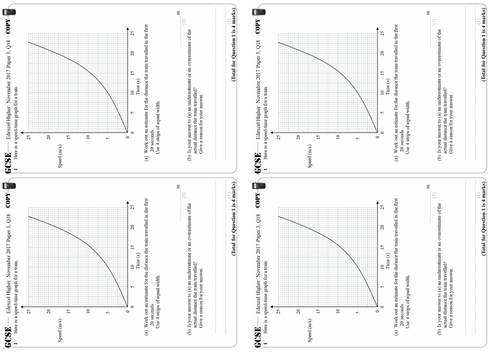 Velocity-Time Graphs - Higher GCSE Questions