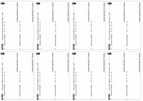 Expanding & Simplifying Multiple Single Brackets - Foundation & Higher GCSE Questions