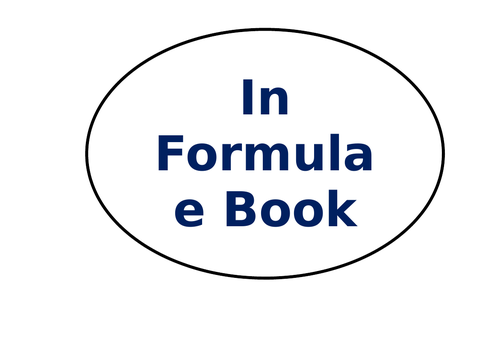 Mathematics Formulae Display (A Level)