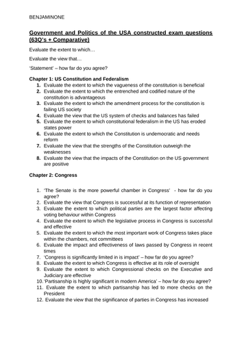 political parties a level politics essay questions