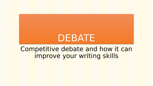 IB English B Paper 2 Section B Using Debate | Teaching Resources
