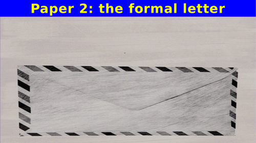 AQA GCSE English Language - Paper 2 writing SOW