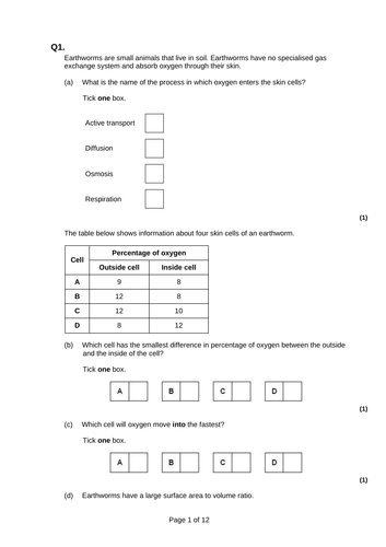 9-1 AQA GCSE Biology - U7 L5 How Materials are Cycled