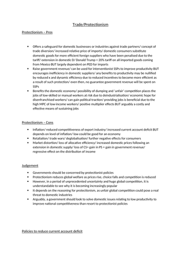 international trade essay