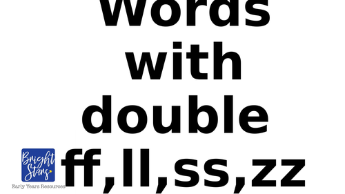 Words with double letters - one sound