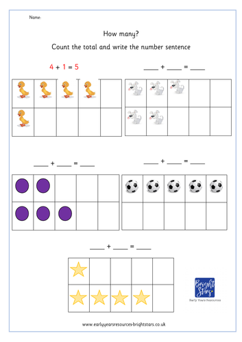 How Many? Number bonds to 5