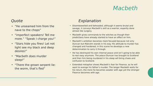 quotes to use in macbeth essay
