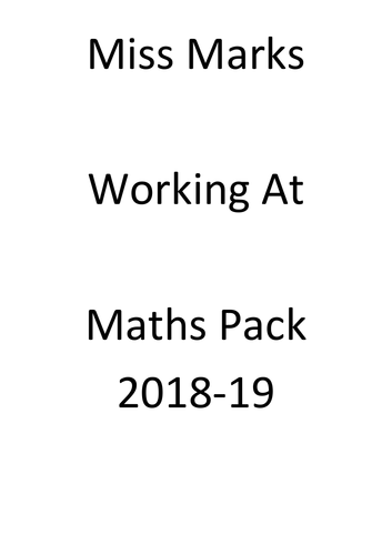 Year 2 assessment framework booklet 2018-19 (3 booklets)