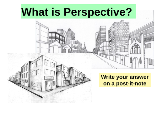 Perspective Drawing Introduction - One & Two Point - Art & Design