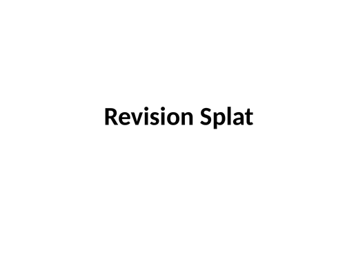 Revision splat game. Topics include percentage, ratio, probability and order of operations.