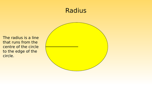 Radius and Diameter Revision (Year 6)