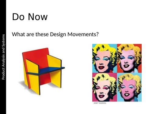 EDUQAS A-Level Product Design - Product Analysis and Systems Exam Content