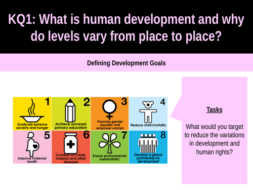 8.3 Defining Development Goals