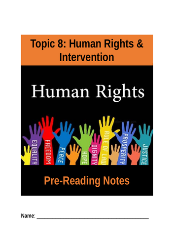 Human rights pre-reading booklet