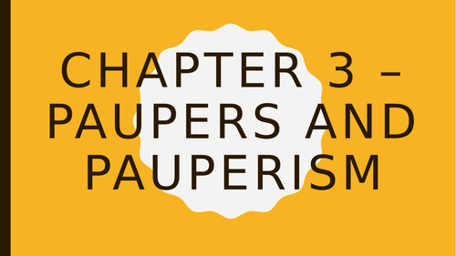 Chapter 3: Paupers and pauperism, 1780-1834, 'Poverty, public health and the state in Britain'