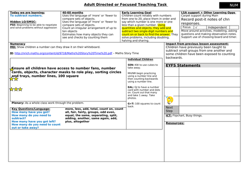 EYFS problem solving