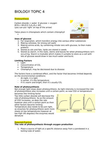 biology-aqa-gcse-topic-4-with-required-practicals-teaching-resources