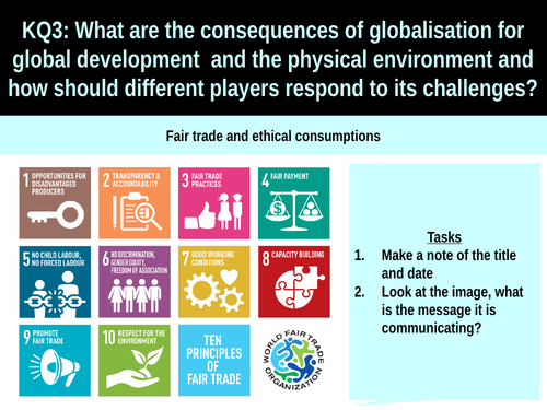 3.17 Fair trade and ethical consumption