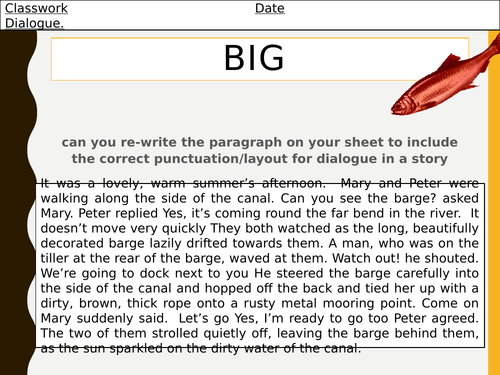 Narrative unit of work Y8