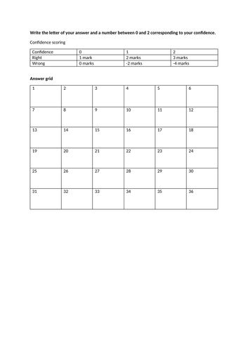 GCSE Physics - Energy revision quiz