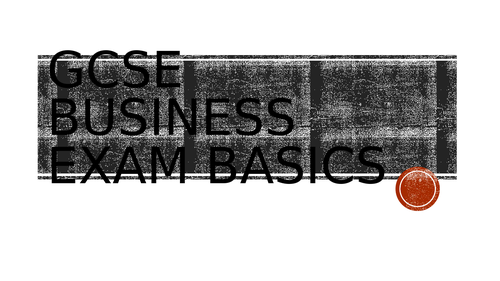 AQA GCSE Business exam guide
