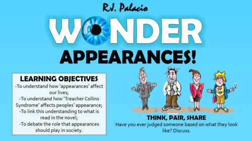 Wonder - The Theme of Appearances!