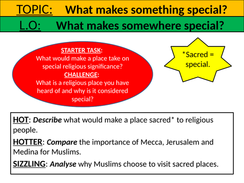 What makes somewhere special?