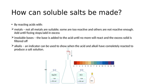 Full revision powerpoint AQA paper 1 Chemical Changes