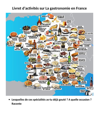 SELF STUDY  Le patrimoine Gastronomique