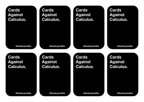 Cards Against Calculus