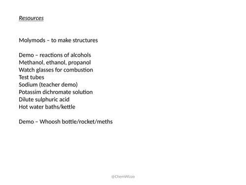 GCSE Chemistry – Organic reactions