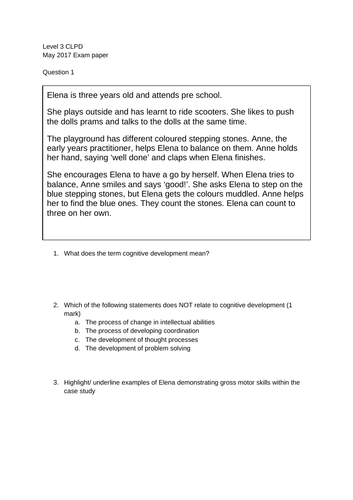 BTEC Level 3 CLPD Unit 1 Revision Materials