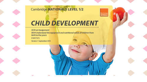 child development coursework ocr