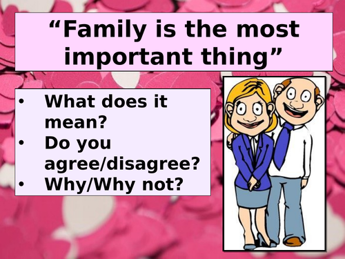 EDUQAS What is a family? (new spec) - Relationships