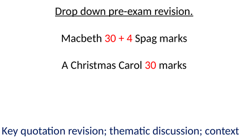 Pre-exam quotations for Macbeth, Lady Macbeth, Macduff with images and terminology