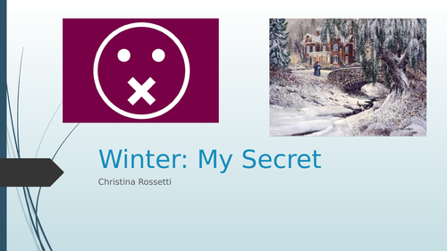 Rossetti Winter: My Secret full lesson