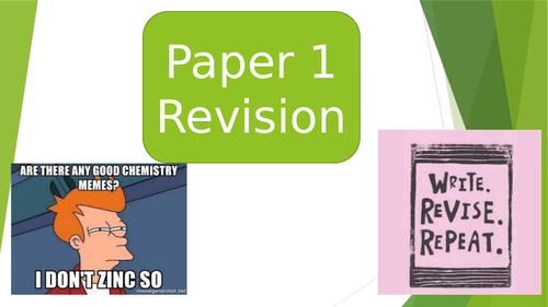 Full Powerpoint AQA Chemistry paper 1: separates  / Trilogy