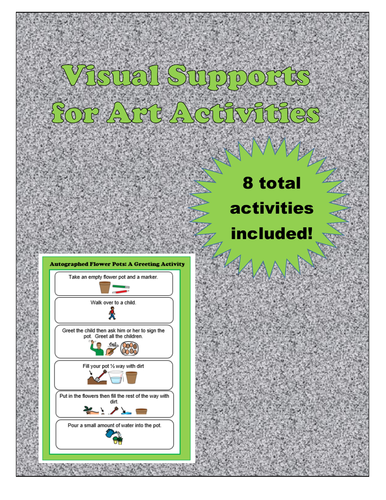 Visual Supports for Art Activities