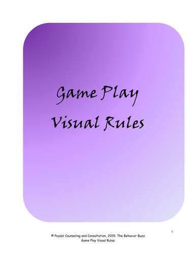 Game Play Visual Rules - Part 1