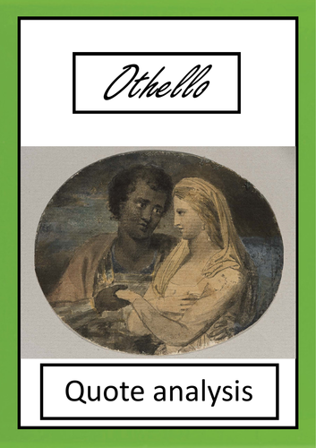 'Othello' quote analysis